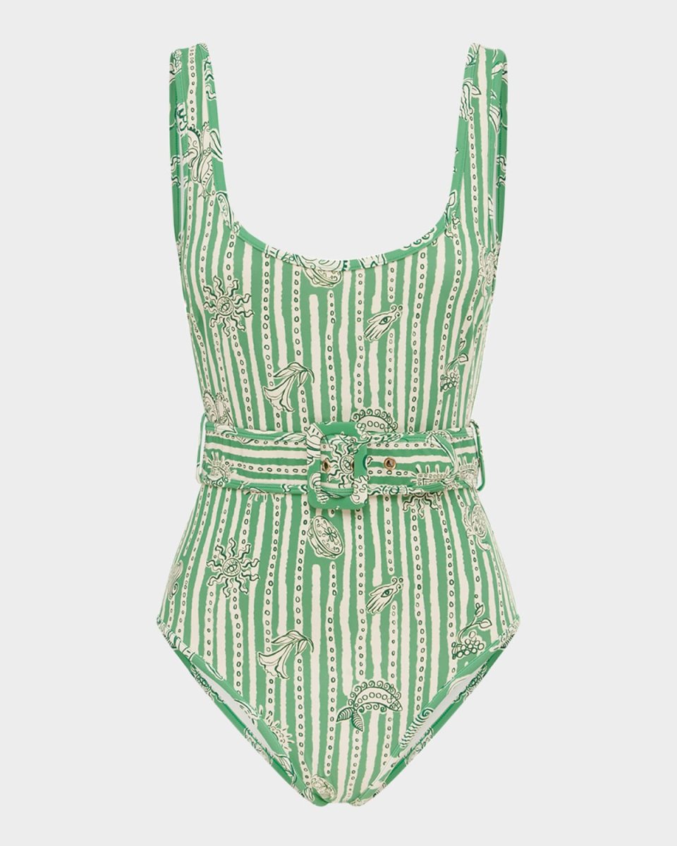Lula Belted One-Piece Swimsuit